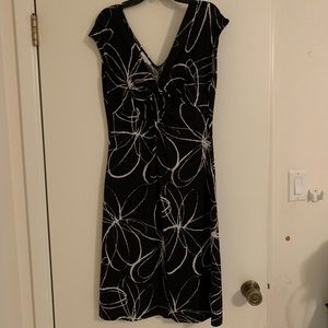 Lady Hathaway Dress Black White 12 Stretchy